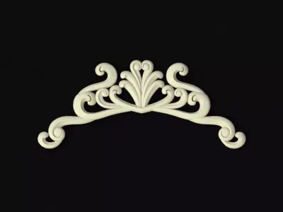 dekor ornate crown 3D model
