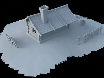 Fairy House 3D model