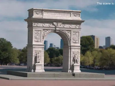 Washington Square Stone Arch Historic Replica 