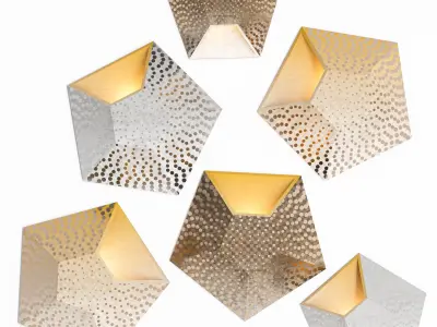 wall light  Low-poly 3D model