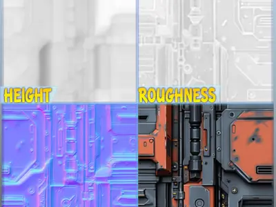 Sci-FI Seamless Texture Texture