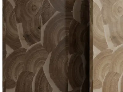 Endgrain Segments wood Texture