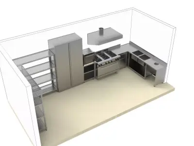 KITCHEN 71 3D model