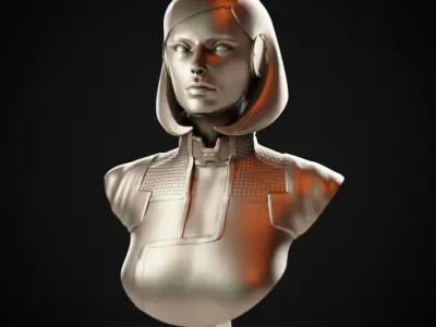 Mass Effect EDI  3D print model