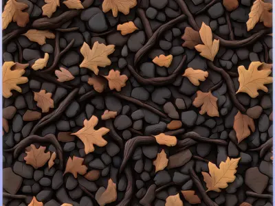 Stylized Ground Seamless Texture Texture 3
