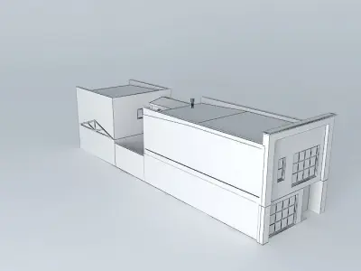Storefront Townhouse Free 3D model