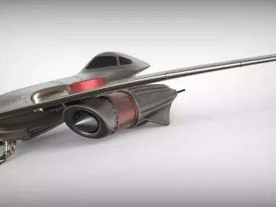 Star skiff J-type - Naboo 3D print model