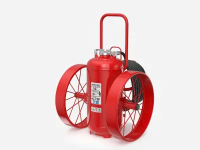  Wheeled Extinguisher Set 