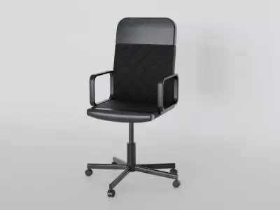 Office Chair Photorealistic  for ArchViz and AAA Games  Free low-poly 3D model