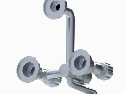 Stylish Shower Tap 3D print model