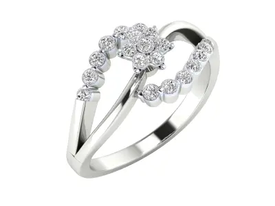 Women Ring Render 3dm STL MTL SLC JCD OBJ FBX Details 3D print model 67