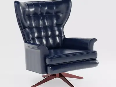 Armchair C40 Low-poly 3D model
