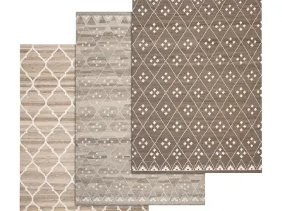 Rug Set 178 3D model