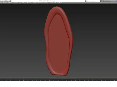 Amon Irregular Floor Mirror By Wrought Studio - Wayfair 3D model