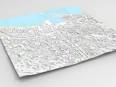 Cityscape Cannes France  3D model