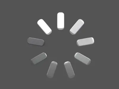 Loading Symbol v2 002 Low-poly 3D model