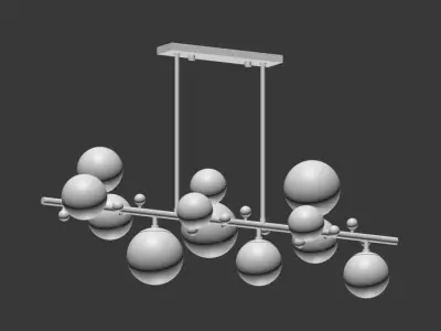 Troon Chandelier Arteriors 3D model