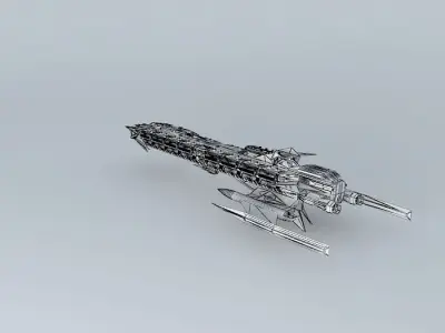 The Balaenoptra Class Tanker-Refinery TR322 3D model