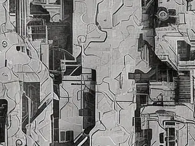 40 Seamless Sci-fi Patterns - EXPOSED Texture