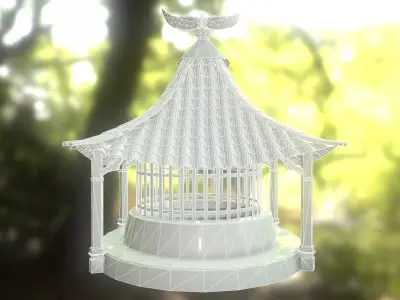 Medieval Water Well 3D 3D model