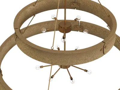 Progress lighting Lusail chandelier 3D model