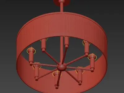 Hudson Valley Hastings 8 Light Chandelier 3D model