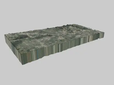 Houston City  Low-poly 3D model