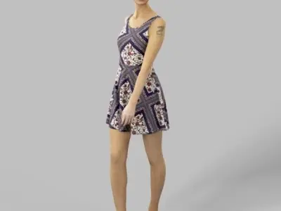 10x Woman Man Casual People Vol01 Scanned 3D Model Pack