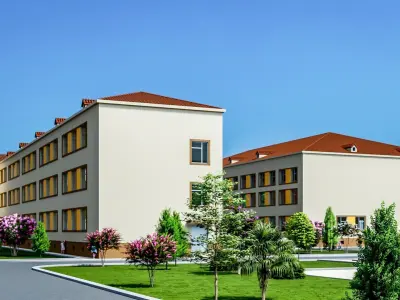 school Low-poly 3D model