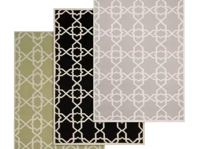 Rug Set 117 3D model