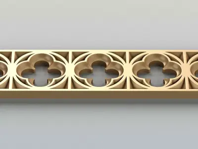 Molding 077 Gothic 3D model