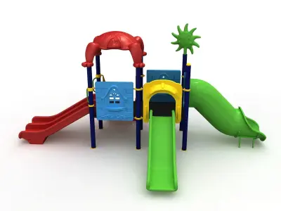  3D Special Metal Playpen 047 3D model