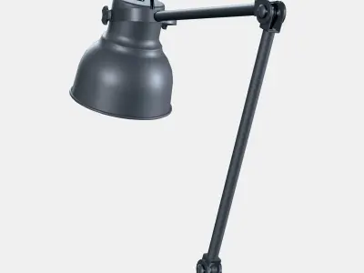 HEKTAR desk lamp 1 Low-poly 3D model