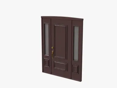Door 01 Low-poly 3D model get