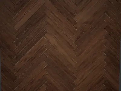 Wooden Floor 2x2 Low Poly Game Ready Low-poly 3D model