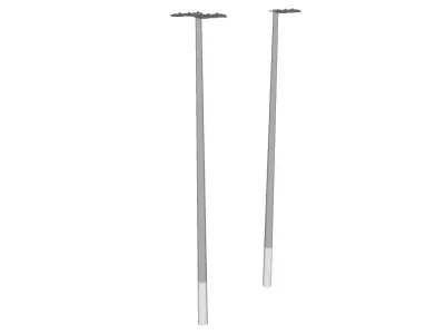 Concrete Lamp Post - Light Pole - Street Light - Group 09 3D model