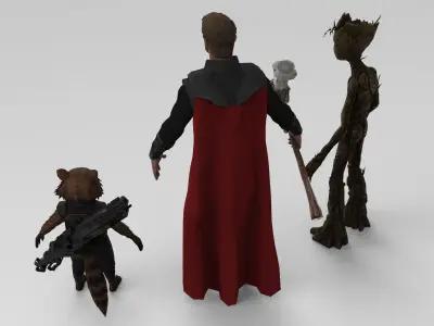 Thor Infinity War 3D model