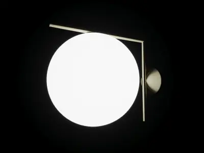 ic wall lamp flos 3D model
