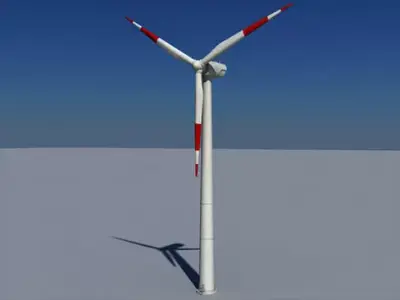 Wind Turbine Land 3D model