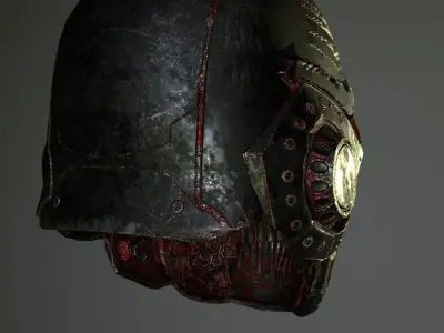 Skull Helmet 3D print model purchase
