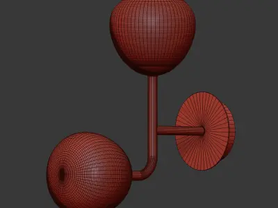 Wall Light Set 3D model