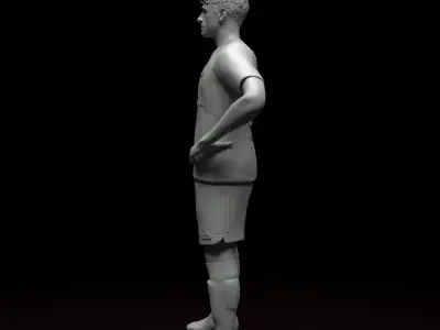 Muller Bayern Munich football player  stl file ready for print 3D print model