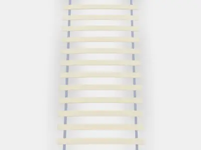 LUROY Slatted bed base 2 Low-poly 3D model