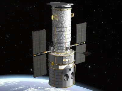 Hubble Space Telescope 3D model