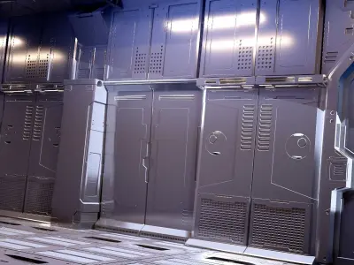  sci fi asets blender eevee pjct v6 3D model