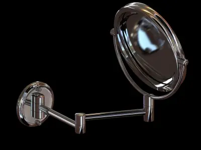 Jerdon led lighted wall mounted mirror 3D model