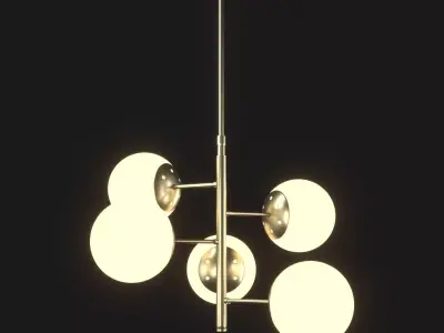 Dar Lighting Bombazine 5lt 3D model