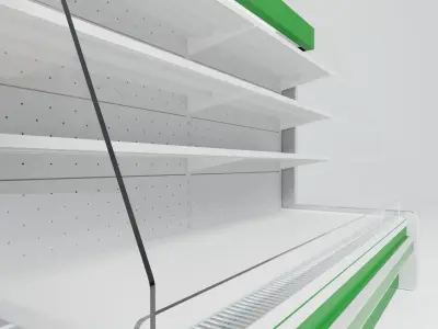 Store fridge Free 3D model