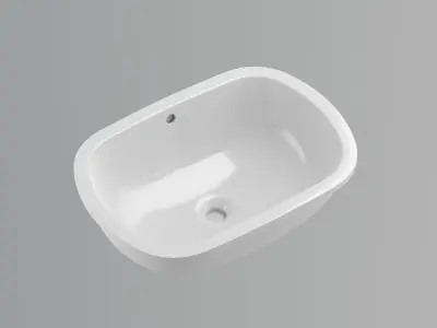 Eurosmart Under Counter Basin 60 Set 3D model