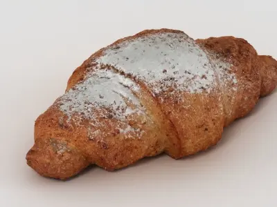 Pastry Collection cinnamon roll 3D model